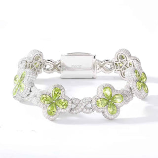 Fleur d’Éternité Moissanite Bracelet RainBow