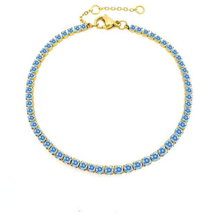 Éclat de Naissance  Personalized Birthstone Tennis Bracelet