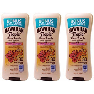 Hawaiian Tropic Broad Spectrum SPF 30 Sheer Touch Ultra Radiance Sunscreen Lotion 10.8 Fl Oz