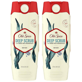 Old Spice Mens Body Wash Deep Scrub With Sea Minerals, 16 Oz