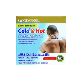 GoodSense Cold/hot Medicated Patch Large 5ct