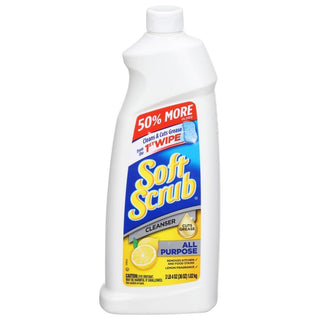 Soft Scrub Cleanser, Lemon, 36 Fluid Ounce