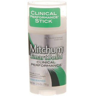 Mitchum Clinical Performance Anti-Perspirant & Deodorant, Smart Solid, Invisible Stick, Unscented