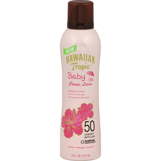 Hawaiian Tropic Baby Creme Lotion, 50 UVB/SPF With UVA