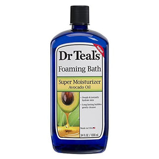 Dr Teal's Foaming Bath Super Moisturizer With Avocado Oil 34 Oz