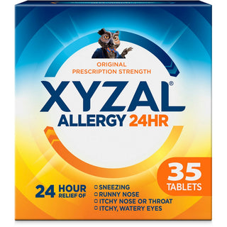 Xyzal Allergy Relief, 24 Hr, Original Prescription Strength, 5 Mg, Tablets
