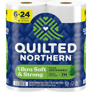 Quilted Northern Bathroom Tissue, Unscented, Ultra Soft & Strong