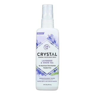 Crystal Essence Mineral Deodorant Body Spray Pomegranate 4 Fl Oz