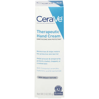 CeraVe Therapeutic Hand Cream For Dry Cracked Hands Unscented - 3oz