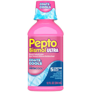 Pepto-Bismol Liquid, Coats And Cools Upset Stomach Relief, Multi-Symptom Relief