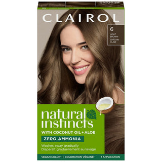 Natural Instincts Clairol 6 Light Brown Hair Color