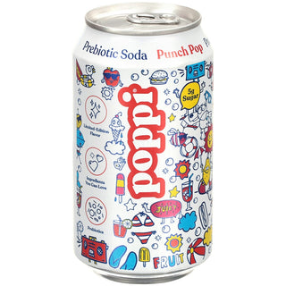 Poppi Punch Pop Prebiotic Soda 12 Fl Oz