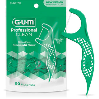 GUM Fresh Mint Professional Clean Flosser Picks