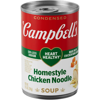 Campbell's Condensed Heart Healthy Homestyle Chicken Noodle Soup Can