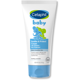 Cetaphil Baby Soothe & Protect Cream with Allantoin Skin Protectant, 6 oz