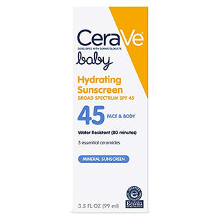 CeraVe Suncare Sunscreen Baby Lotion SPF 45 3.5 Oz