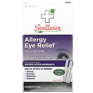 Similasan Homeopathic Allergy Eye Relief 20 Single Use