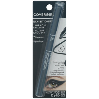 CoverGirl Exhibitionist 24-Hour Kohl Eyeliner, Black, 0.04 Oz