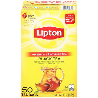 Lipton Black Tea Bags - 50ct