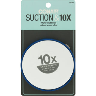 Conair Magnifying Mirror, Suction & 10x