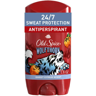 Old Spice Wild Wolfthorn Scent Invisible Solid Antiperspirant And Deodorant For Men, 2.6 Oz