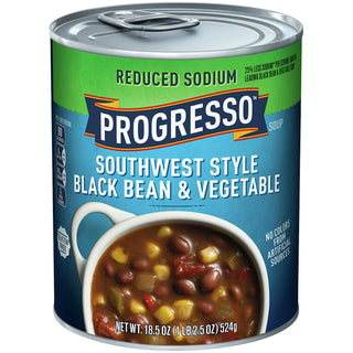 Progresso Soup, Reduced Sodium, Southwest Style Black Bean & Vegetable