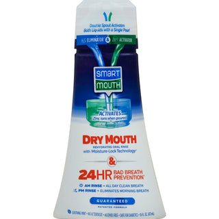 Smart Mouth Dry Clean Activated Mouthwash, Soothing Mint 16 Oz