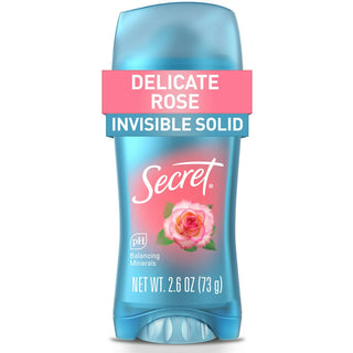 Secret Fresh Invisible Solid Antiperspirant Deodorant - Delicate Rose - 2.6oz