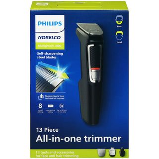 Philips Norelco Multi Groomer All-in-One Trimmer Series 3000-13 Piece Mens Grooming Kit For Beard