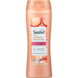 Suave Keratin Infusion Color Care Shampoo 12.6 Fl Oz Bottle