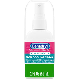 Benadryl Extra Strength Itch Relief Spray - 2 oz - Topical Analgesic & Antihistamine