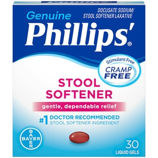 Phillips' Genuine Stool Softener, Liquid Gels