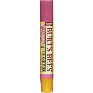 Burt's Bees Lip Shimmer, With Peppermint Oil, Strawberry 0.09 Oz