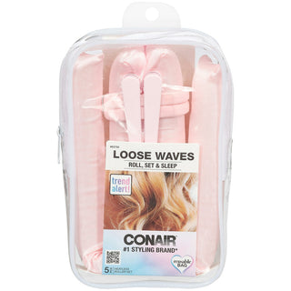 Conair Roller Set, Heatless, Loose Waves