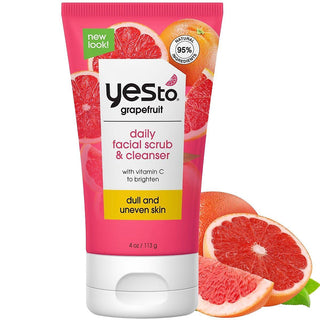 Yes To Grapefruit Daily Facial Scrub & Cleanser 4 Oz