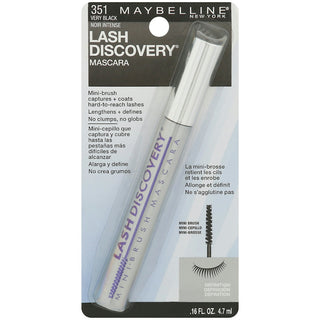 Maybelline Lash Discovery Washable Mascara - 351 Very Black - 0.16 Fl Oz
