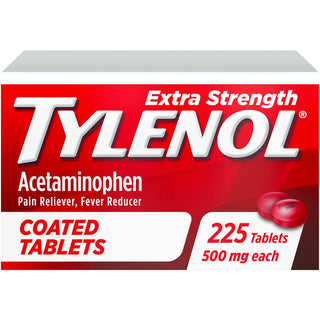Tylenol Extra Strength Coated Tablets - Acetaminophen - 225ct