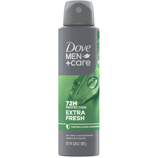 Dove Men+Care Antiperspirant Deodorant Dry Spray For Men Extra Fresh, 3.8 Ounce