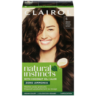 Natural Instincts Hair Color, Vegan, Medium Brown 5