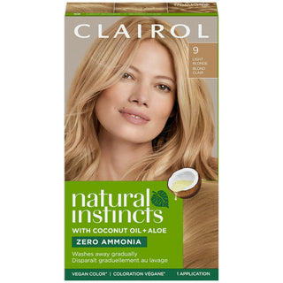 Natural Instincts Hair Color, Vegan, Light Blonde 9