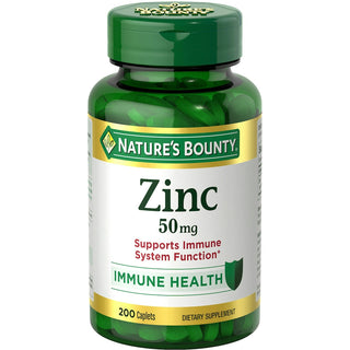 Nature's Bounty Zinc, Immune Health, 50 Mg, Tablets