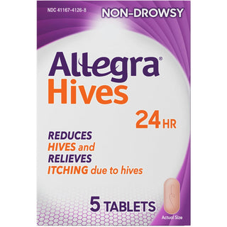 Allegra Hives 24HR Non-Drowsy Antihistamine Tablets - 180mg