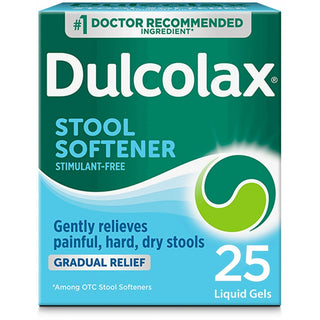 Dulcolax Stool Softener 100 Mg Liquid Gels 25Ct