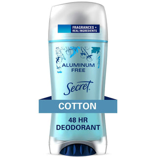 Secret Aluminum Free Deodorant For Women, Cotton, 2.4 Oz