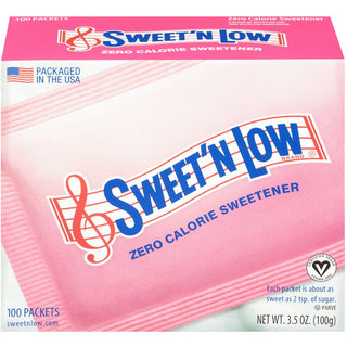 Sweet 'N Low Zero Calorie Sweetener 100 Packets