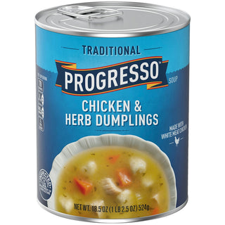 Progresso Traditional Chicken & Herb Dumplings Soup 18.5 Oz. Can