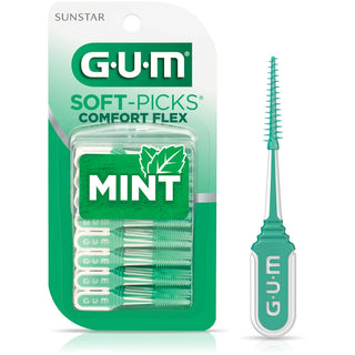 GUM Soft Picks, Comfort Flex, Mint