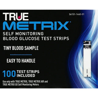 True Metrix Self Monitoring Blood Glucose Test Strips
