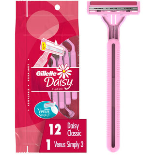 Gillette Daisy Classic +1 Simply Venus Disposable Razors