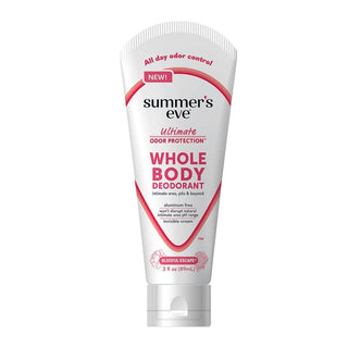 Summer's Eve Whole Body Deodorant Cream, Aluminum-Free, Blissful Escape, 3 oz